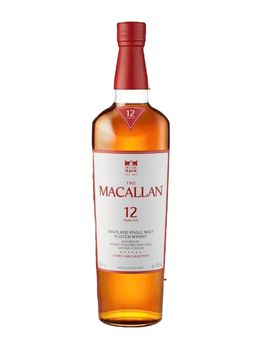 Chai Whisky The Macallan 12 Years Old Sherry Oak 700ml