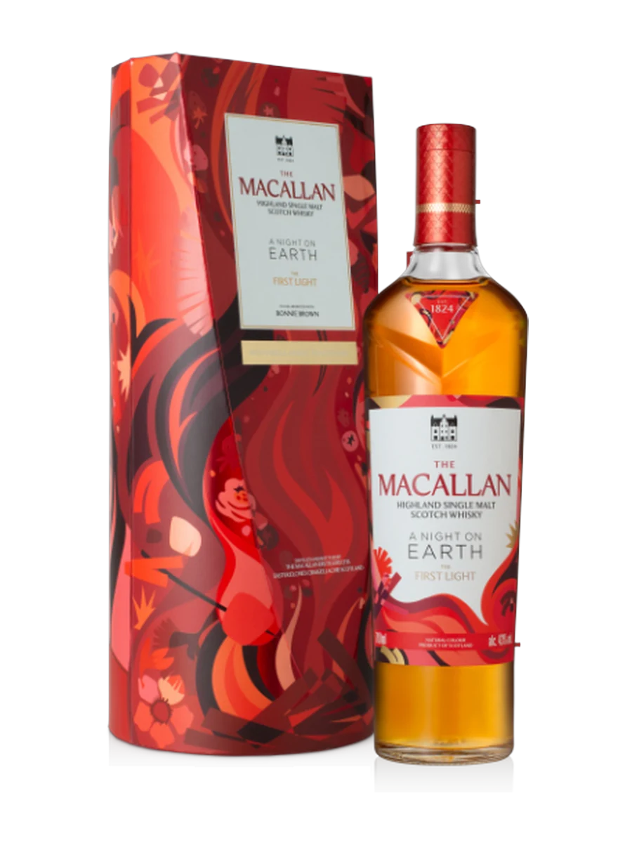 Chai Whisky The Macallan A Night On Earth 2025 (bản giới hạn) 700ml