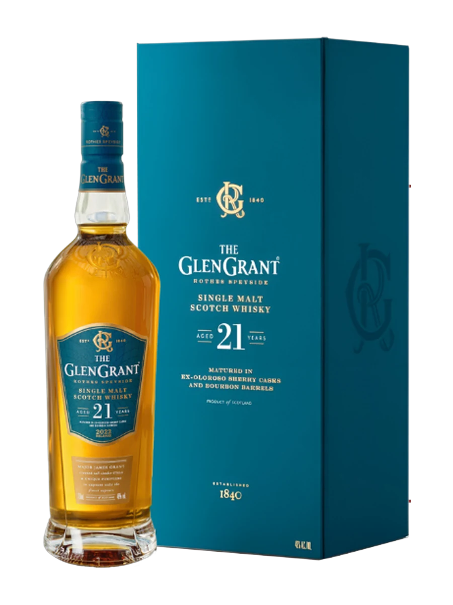 Chai Whisky Glen Grant 21 Years Old (Tết 2024) 700ml