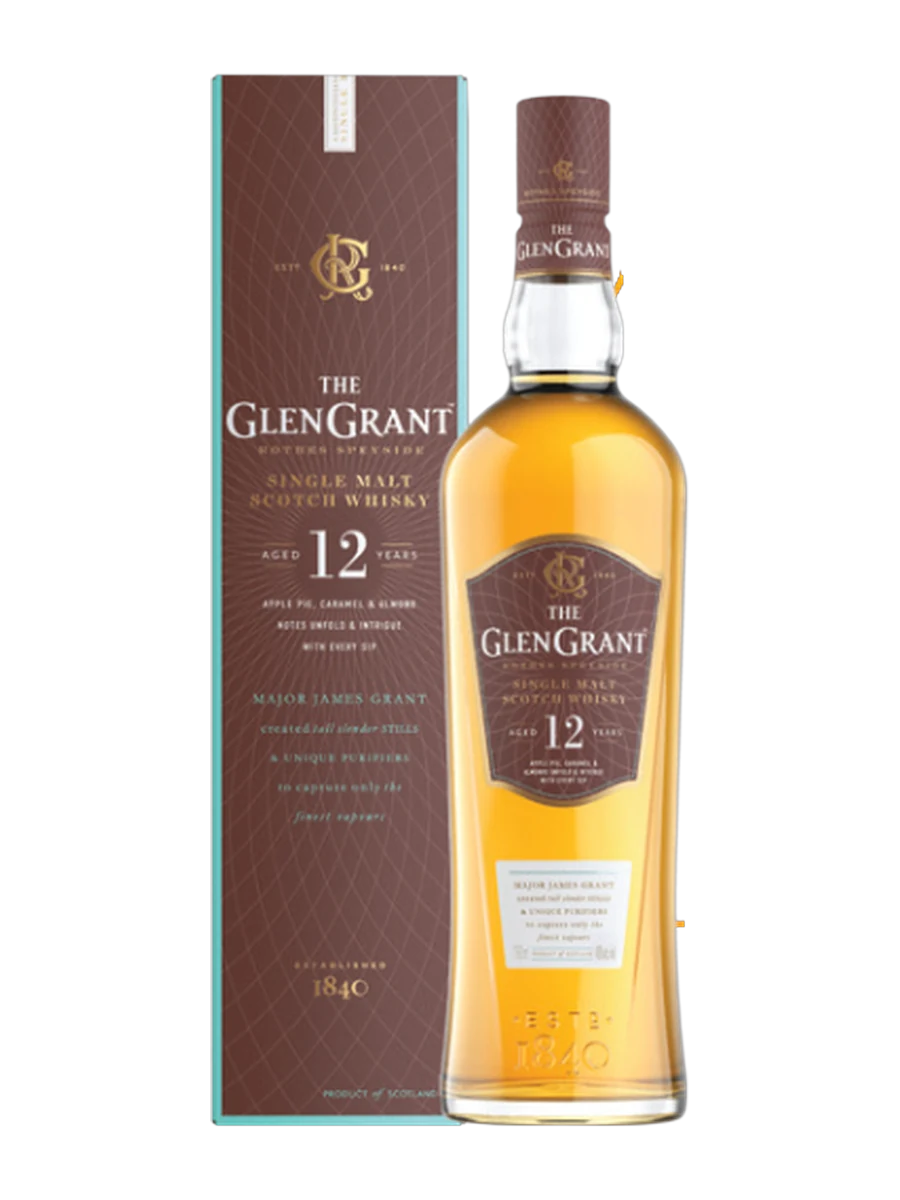 Chai Whisky Glen Grant 12 Years Old 700ml