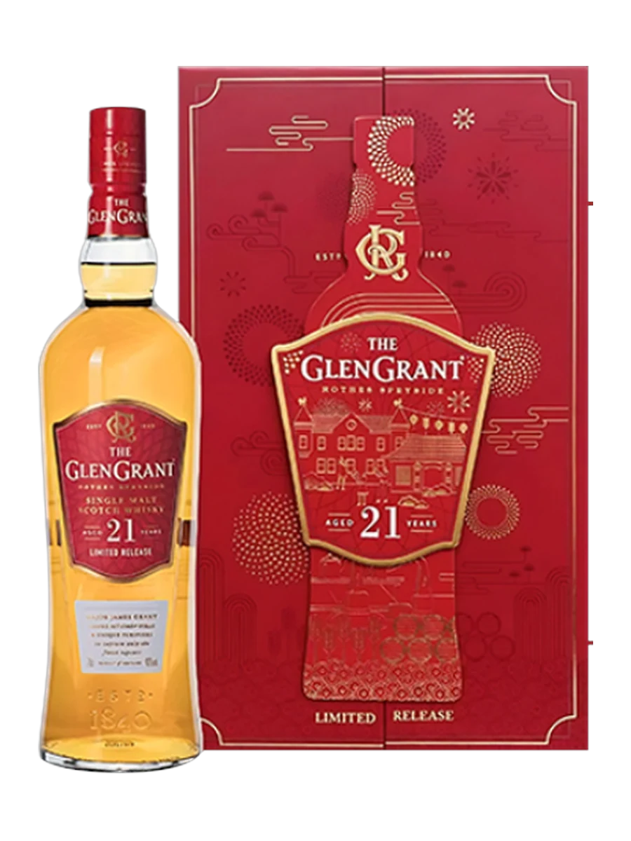 Chai Whisky Glen Grant 21 Years Old (hộp quà) 700ml