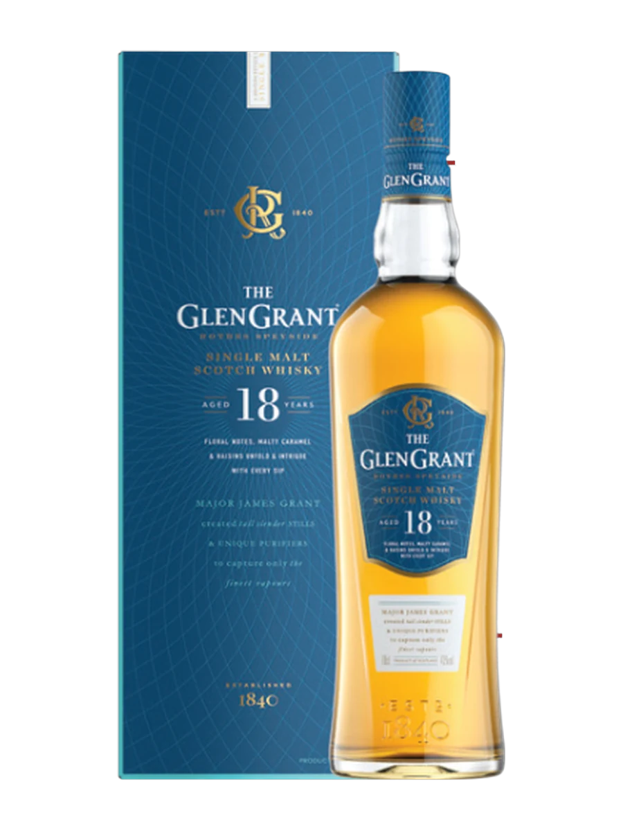 Chai Whisky Glen Grant 18 Years Old 700ml