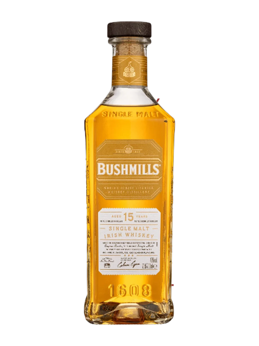 Chai Whiskey Bushmills 15 Years Old Single Malt 700ml
