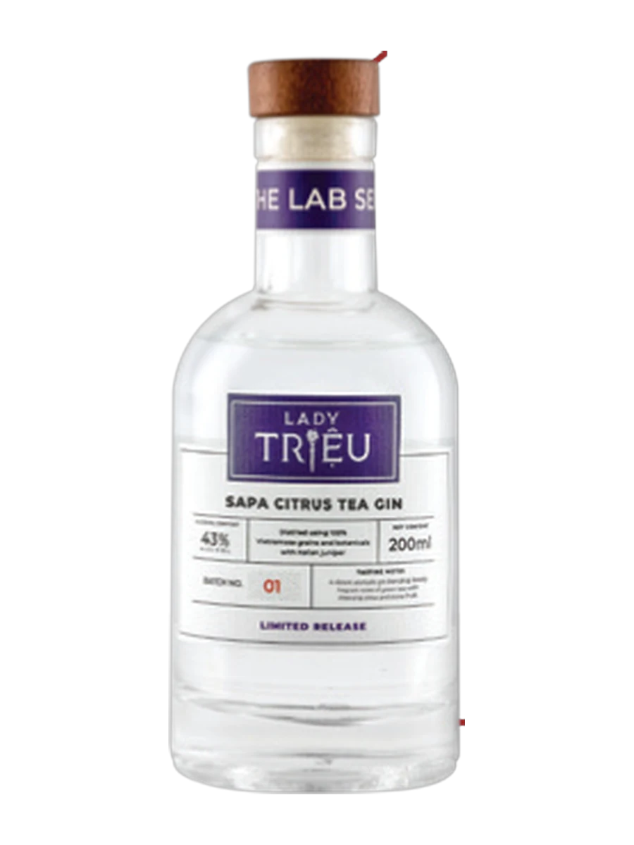 Chai Gin Lady Triệu Lab Series Sapa Citrus Tea 200ml