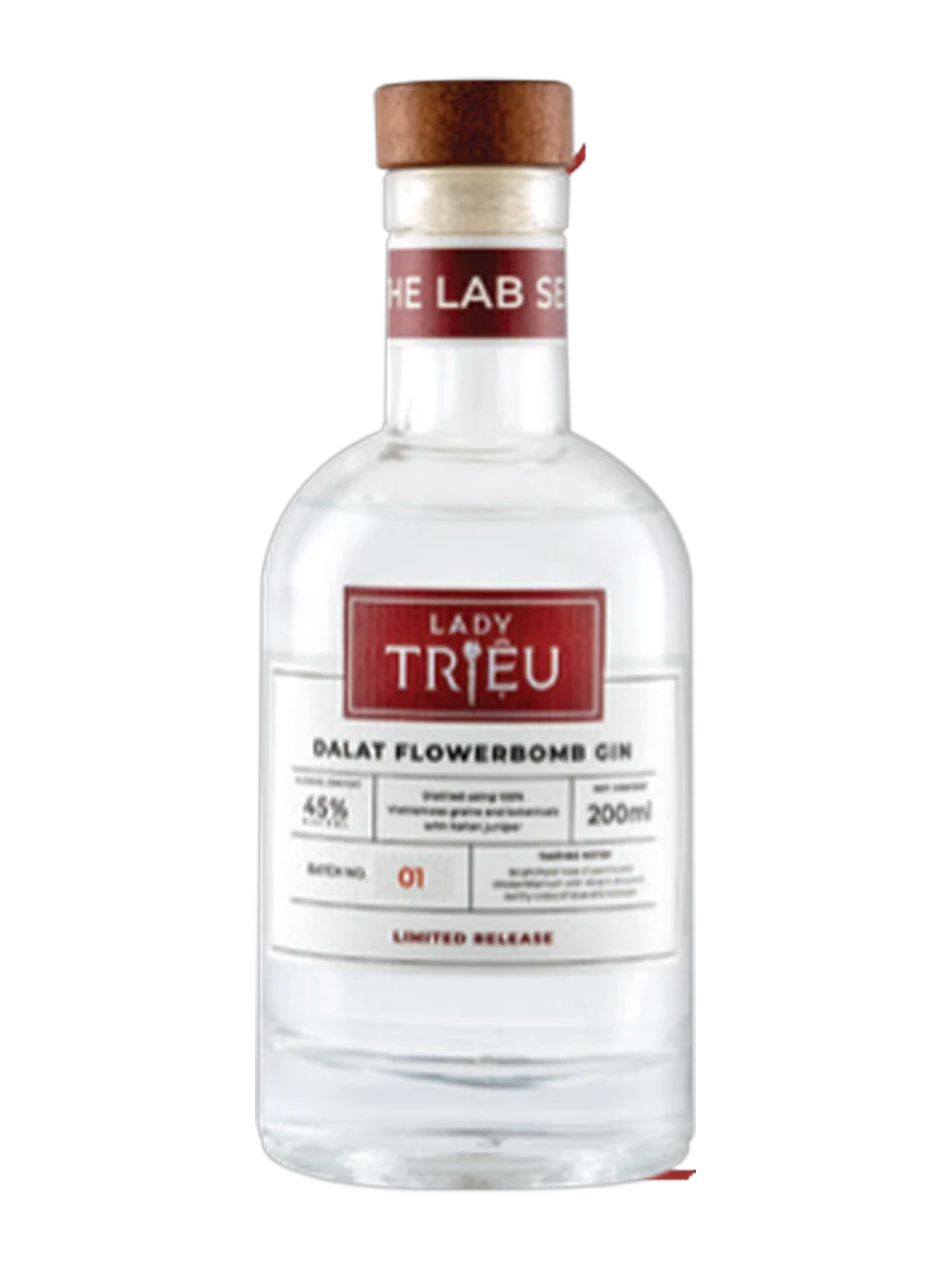 Chai Gin Lady Triệu Lab Series Dalat Flowerbomb 200ml