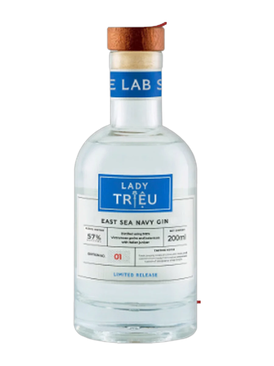 Chai Gin Lady Triệu Lab Series East Sea Navy 200ml