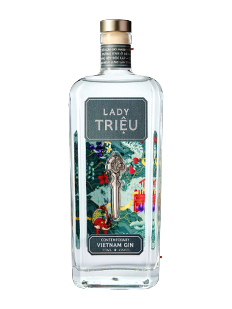 Chai Gin Lady Triệu Contemporary Vietnam Gin 200ml