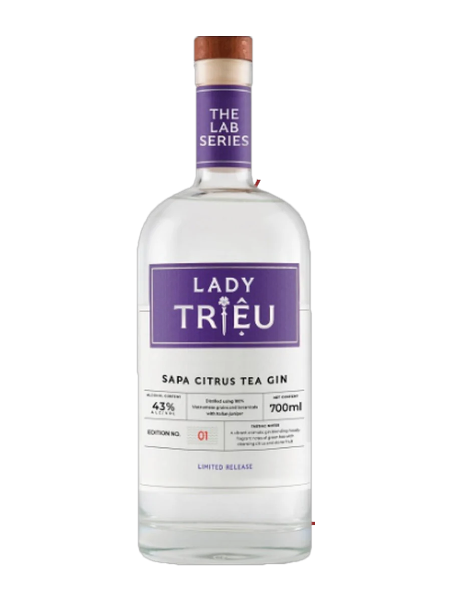 Chai Gin Lady Triệu Lab Series Sapa Citrus Tea 700ml