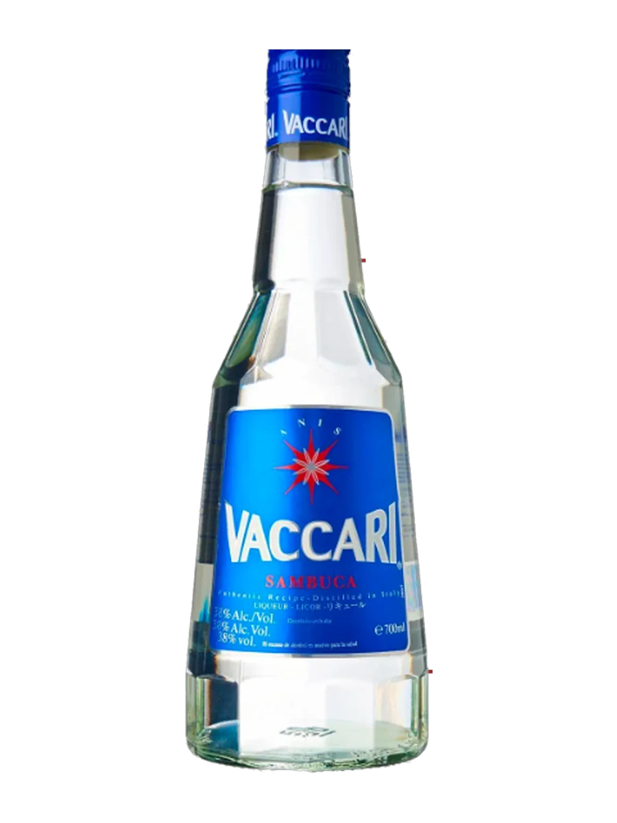 Chai Rượu mùi Vaccari White Sambuca 700ml