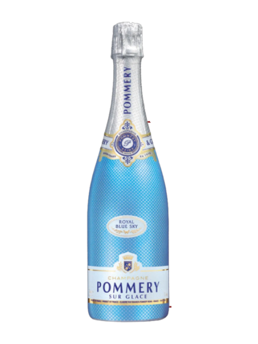 Chai Champagne Pommery Royal Blue Sky 750ml