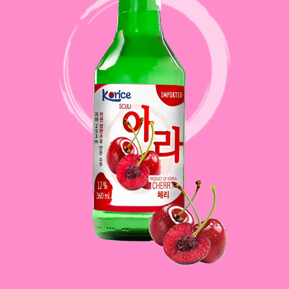 Soju Korice Hương Cherry 12% 360ml — Hương vị & cảm nhận