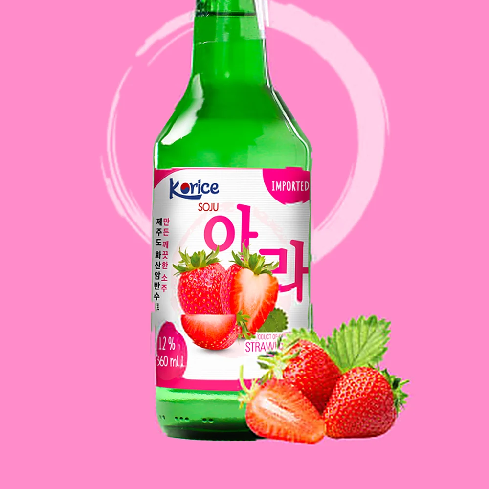 Soju Korice Hương Dâu Tây 12% 360ml — Hương vị & cảm nhận