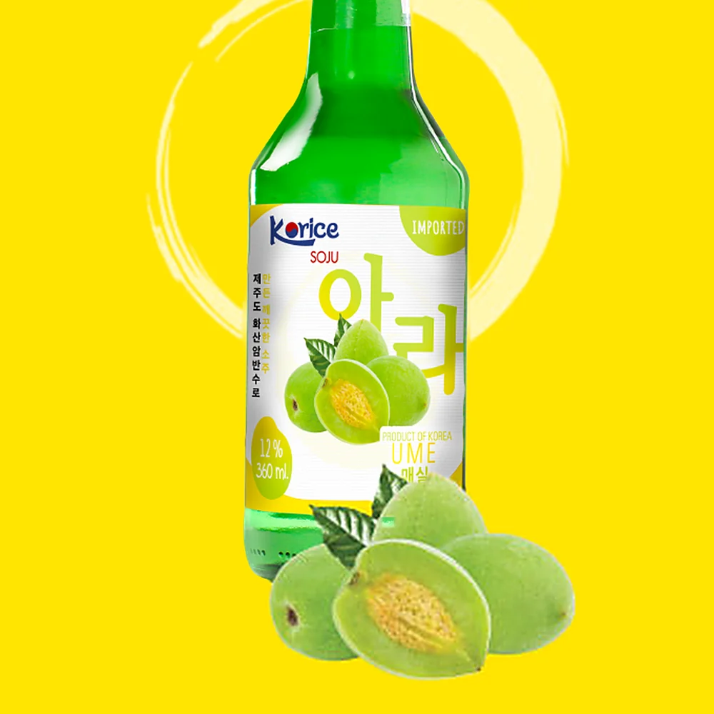 Soju Korice Hương Mơ Xanh 12% 360ml — Hương vị & cảm nhận