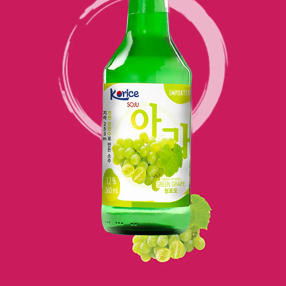 Soju Korice Hương Nho Xanh 12% 360ml — Hương vị & cảm nhận