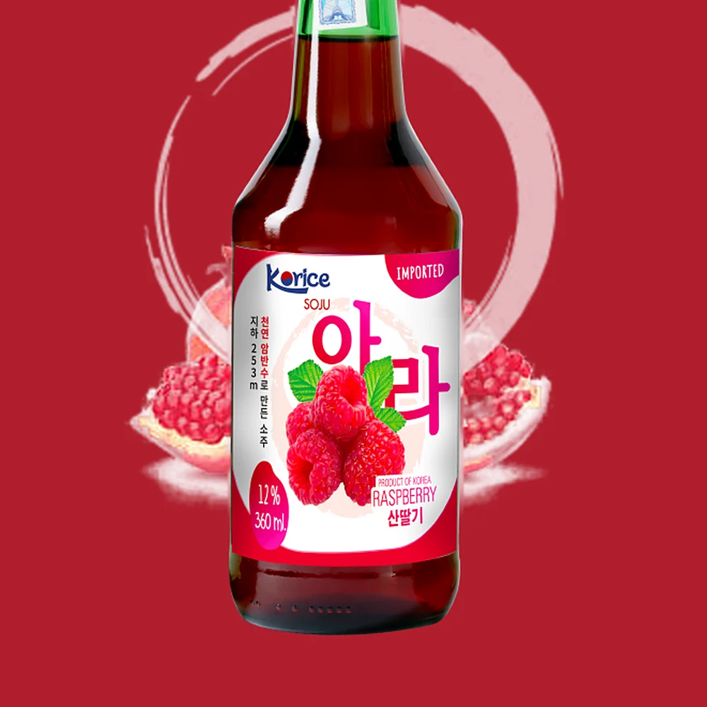 Soju Korice Hương Phúc Bồn Tử 12% 360ml — Hương vị & cảm nhận